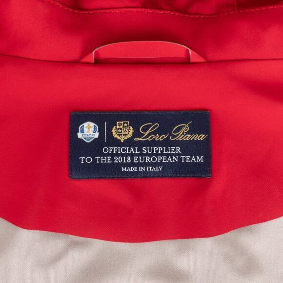 Loro Piana European Ryder Cup Raincoat Red Men's Small - Picture 7 of 11